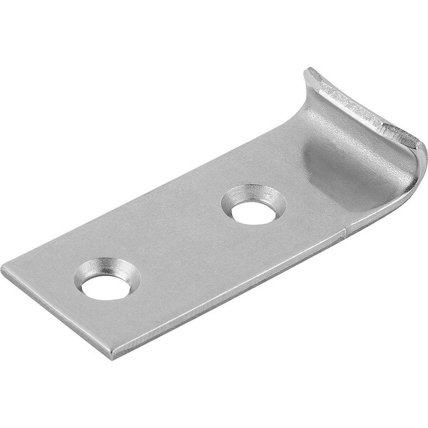 Kipp Catch Plate For Latch Form:A Straight 44X18, A=20, D=4, 8, Stainless Steel 1.4301 Tumbled K1336.91460442 - main